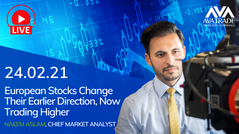 European Stocks Change Their Earlier Direction, Now Trading Higher