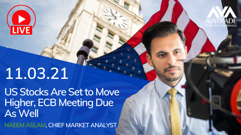 US Stocks Are Set to Move Higher, ECB Meeting Due As Well