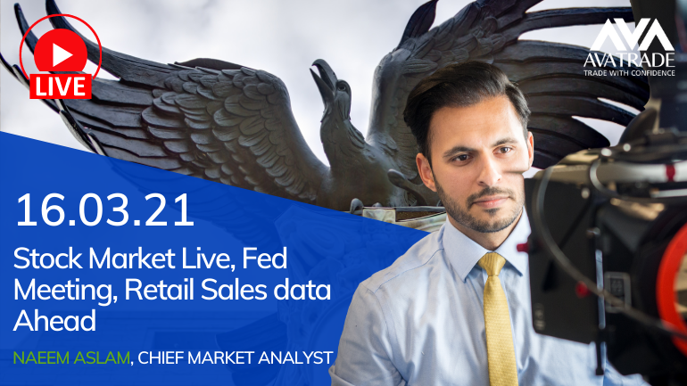 Stock Market Live, Fed Meeting, Retail Sales Data Ahead