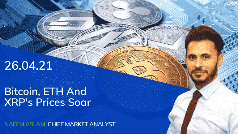 Bitcoin, ETH And XRP’s Prices Soar